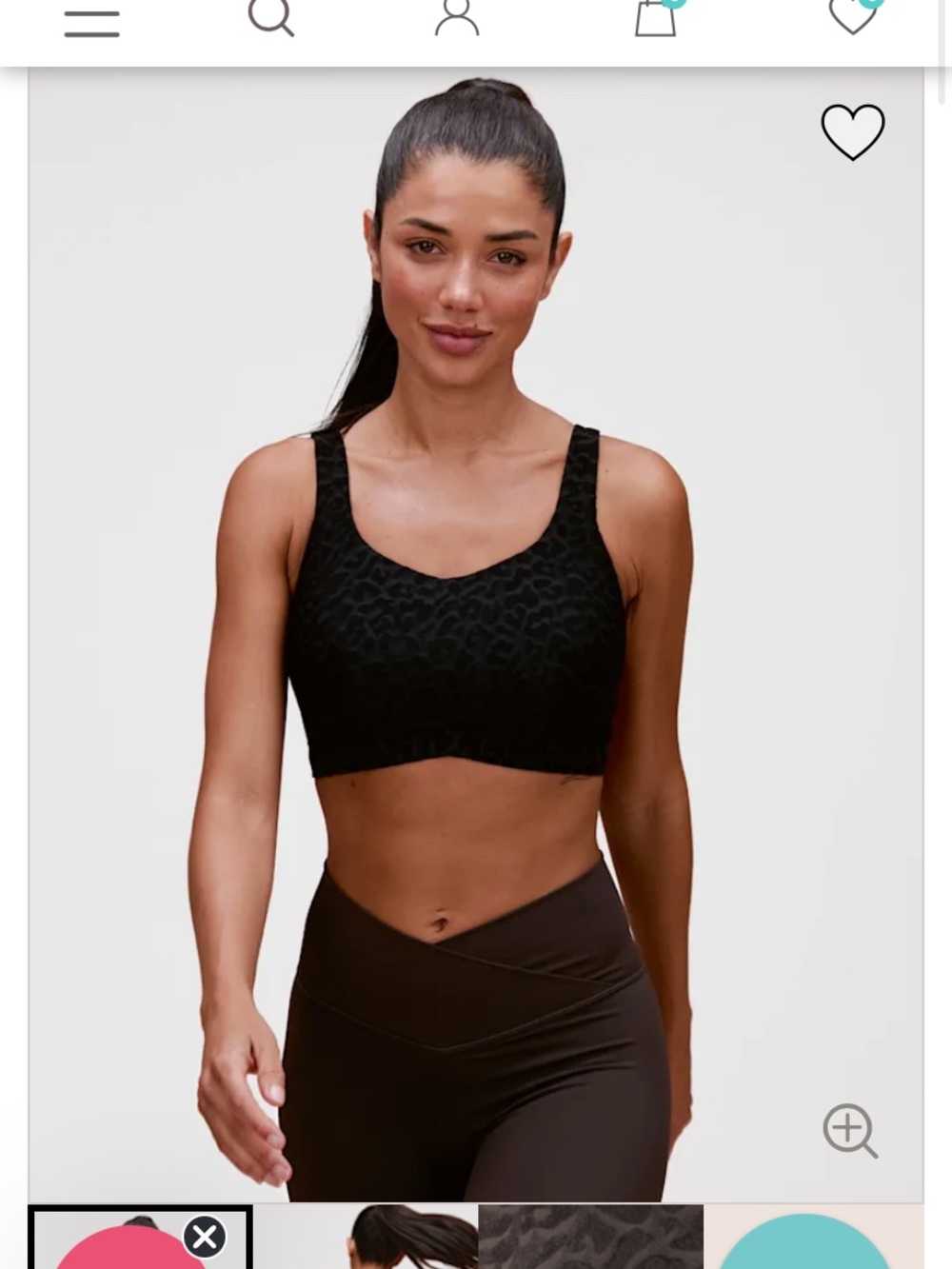 Bravissimo Inspire High Impact Sports Bra — Black